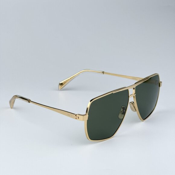 Celine CL40246U-Y 30N BRAND NEW Sunglasses Gold Green Aviator Unisex - Picture 7 of 15